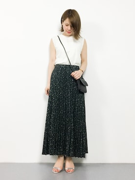「TONE SELECT GOODS（トーンセレクトグッズ）のアイテム」を使った、natsumiさん（レディース・160cm）の夏コーディネート