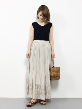 natsumiさん（レディース・160cm）の夏コーディネート