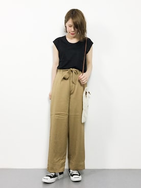 natsumiさん（レディース・160cm）の夏コーディネート