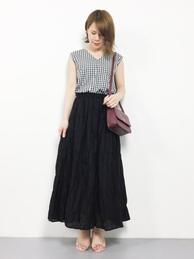 natsumiさん（レディース・160cm）の夏コーディネート