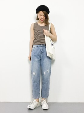 natsumiさん（レディース・160cm）の夏コーディネート