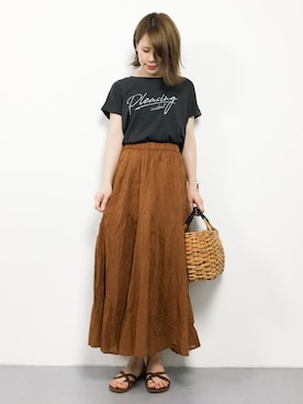 natsumiさん（レディース・160cm）の夏コーディネート