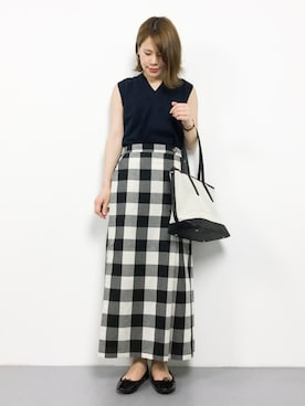 natsumiさん（レディース・160cm）の夏コーディネート