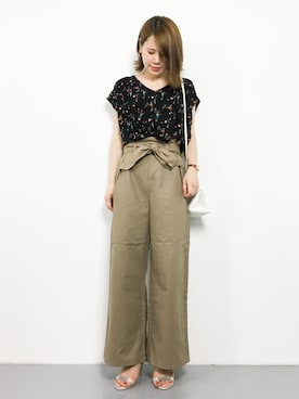 natsumiさん（レディース・160cm）の夏コーディネート