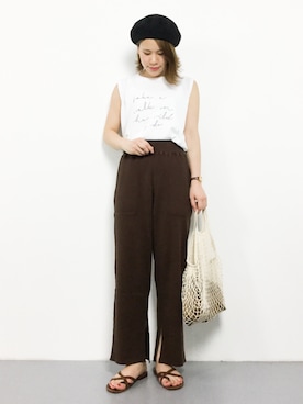 natsumiさん（レディース・160cm）の夏コーディネート