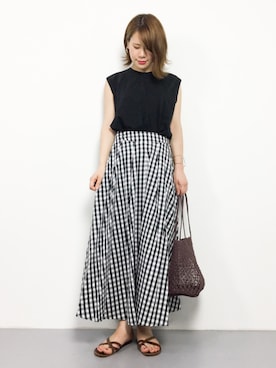 natsumiさん（レディース・160cm）の夏コーディネート