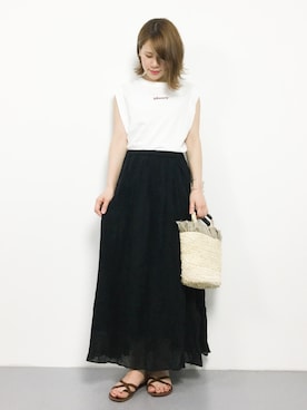 natsumiさん（レディース・160cm）の夏コーディネート