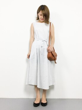 「PLAIN CLOTHING（プレーンクロージング）のアイテム」を使った、natsumiさん（レディース・160cm）の夏コーディネート