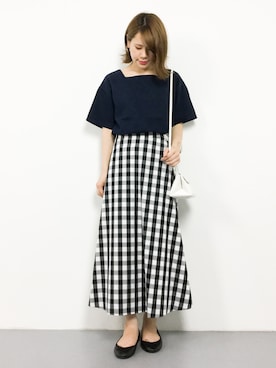 natsumiさん（レディース・160cm）の夏コーディネート