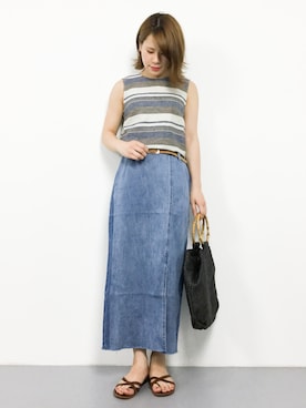 natsumiさん（レディース・160cm）の夏コーディネート