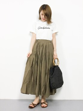 natsumiさん（レディース・160cm）の夏コーディネート