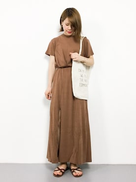 「reca（レカ）のアイテム（バッグ）」を使った、natsumiさん（レディース・160cm）の夏コーディネート