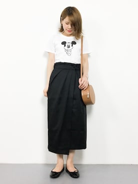 「ミッキー」｜natsumiさん（レディース・160cm）の夏コーディネート