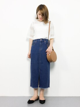 natsumiさん（レディース・160cm）の夏コーディネート