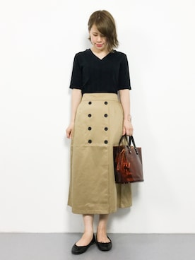 natsumiさん（レディース・160cm）の夏コーディネート