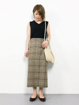 natsumiさん（レディース・160cm）の夏コーディネート