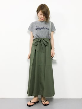 natsumiさん（レディース・160cm）の夏コーディネート