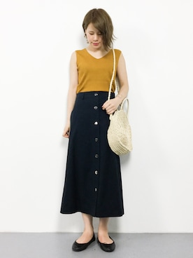 natsumiさん（レディース・160cm）の夏コーディネート