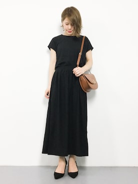 「HusHusH（ハッシュアッシュ）のアイテム」を使った、natsumiさん（レディース・160cm）の夏コーディネート