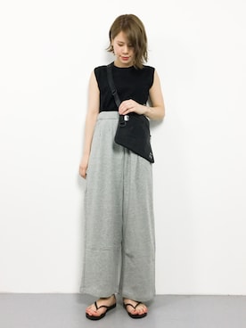 「anello（アネロ）のアイテム」を使った、natsumiさん（レディース・160cm）の夏コーディネート