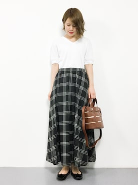 「Donnaruma（ドンナルンマ）のアイテム」を使った、natsumiさん（レディース・160cm）の夏コーディネート