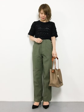 「rps（アールピーエス）のアイテム（ショルダーバッグ）」を使った、natsumiさん（レディース・160cm）の夏コーディネート