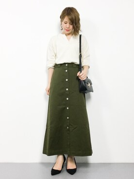 natsumiさん（レディース・160cm）の夏コーディネート