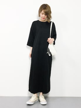 「TODAYFUL（トゥデイフル）のTODAYFUL(トゥディフル) ''Vintage Apron Sacoche'' ヴィンテージエプロンサコッシュ ／11821066（ショルダーバッグ）」を使った、natsumiさん（レディース・160cm）の夏コーディネート