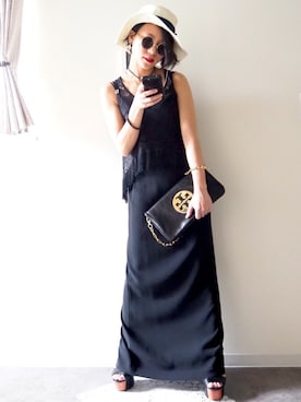 「Jeffrey Campbell（ジェフリーキャンベル）のアイテム（サンダル）」を使った、moMiyaさん（レディース・153cm）の夏コーディネート
