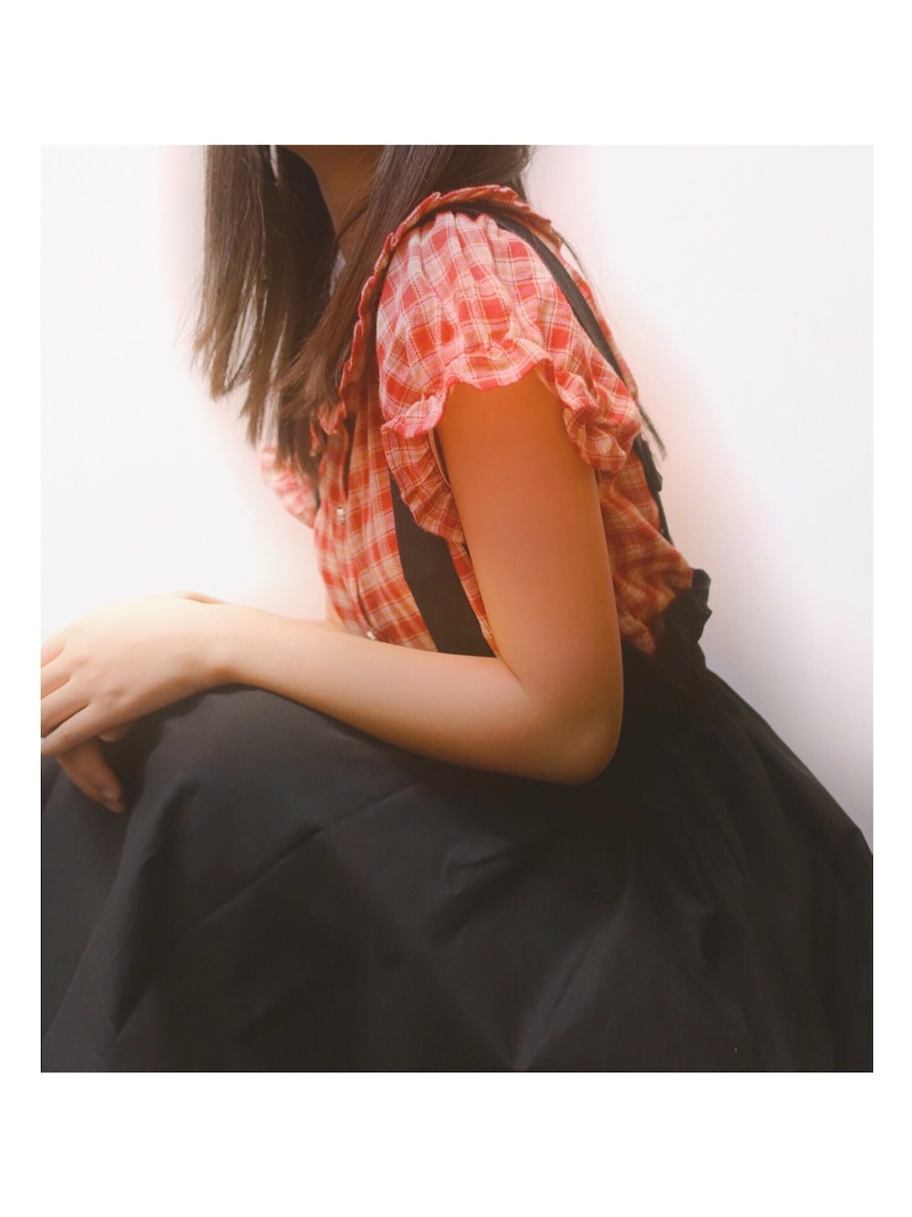 「ootd、summer」｜「leeleのアイテム（Tシャツ/カットソー、レッド系）」を使った、Colaaaa030さん（レディース・153cm）の夏コーディネートの1枚目の写真
