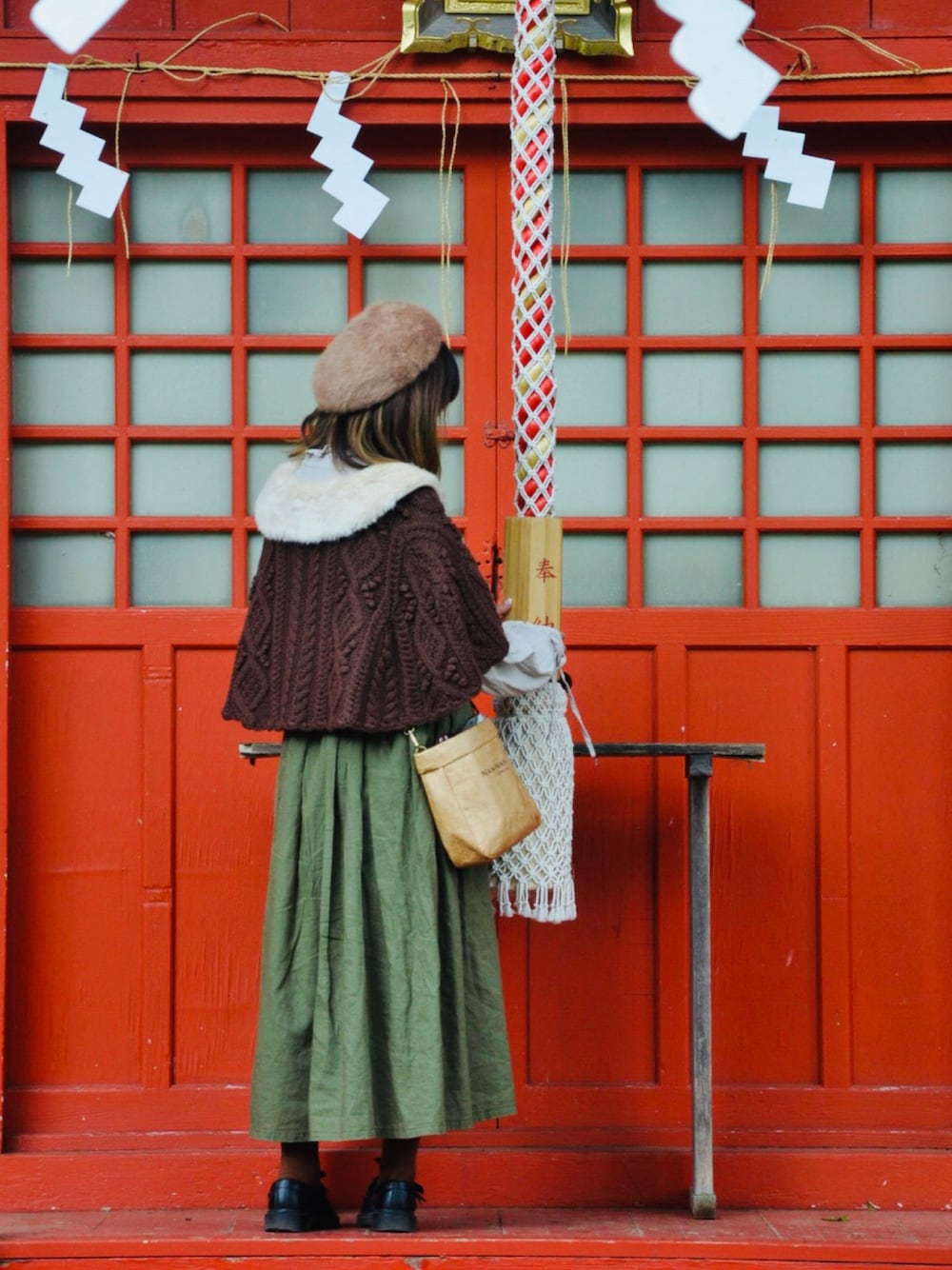 「复古」｜「Samansa Mos2のアイテム（スカート、グリーン系）」を使った、Colaaaa030さん（レディース・153cm）の夏コーディネートの1枚目の写真