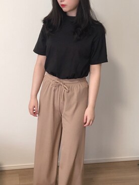 「ATTRANGS（アットランス）のアイテム」を使った、Reさん（レディース・159cm）の夏コーディネート