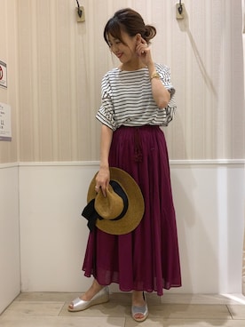 yuuさん(レディース・160cm)の夏コーディネート