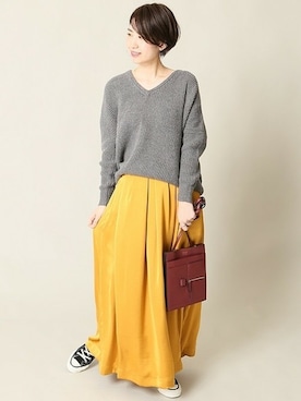 michiruさん（レディース・162cm）の秋コーディネート