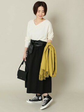 michiruさん（レディース・162cm）の冬コーディネート