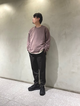 「HOKA（ホカ）のHOKA ONE ONE/ホカ オネ オネ　TOR ULTRA LOW WP/トールウルトラローウォータープルーフ（スニーカー）」を使った、＊キミヲ＊さん（メンズ・175cm）の秋コーディネート