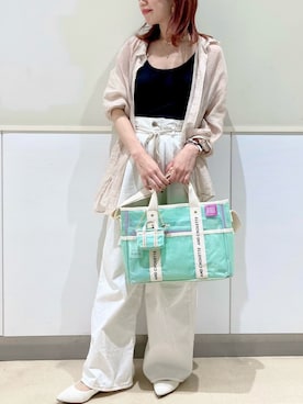 「& chouette（アンドシュエット）のアイテム（トートバッグ）」を使った、yosshiii0725さん（レディース・154cm）の春コーディネート