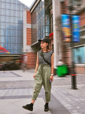 「VANS（バンズ）のアイテム（アクセサリー）」を使った、17ianerさん（レディース・162cm）の冬コーディネート