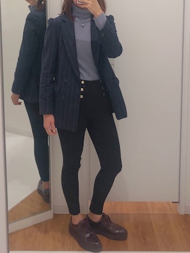 「Dip Drops（Dip Drops）のアイテム」を使った、kyonkoooさん（レディース・162cm）の秋コーディネート