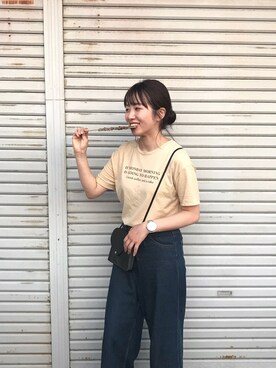 「祭り」｜「アイテム（アナログ腕時計）」を使った、yuuさん（レディース・167cm）の夏コーディネート