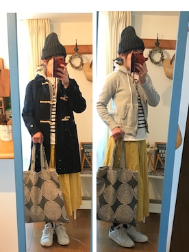 「see design（シーデザイン）のアイテム」を使った、uzukanさん（レディース・158cm）の冬コーディネート