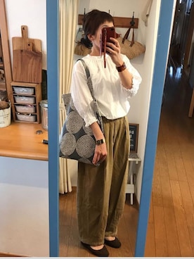 「see design（シーデザイン）のアイテム」を使った、uzukanさん（レディース・158cm）の春コーディネート