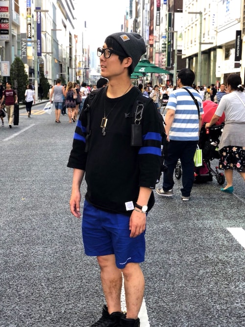 Kazunori K Carharttのニットキャップ ビーニーを使ったコーディネート Wear