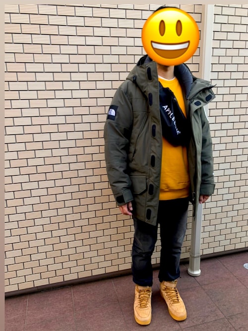 Kazunori K The North Faceのダウンジャケット コートを使ったコーディネート Wear