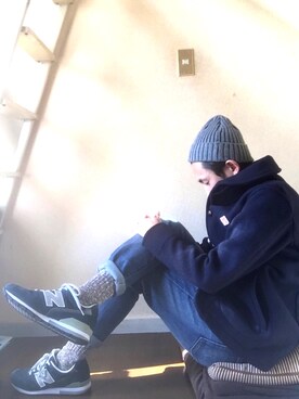 Wさん（メンズ・170cm）の冬コーディネート