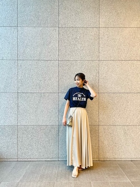 「pelleterno（ペレテルノ）のアイテム」を使った、wg_takahashiさん（レディース・156cm）の夏コーディネート