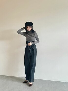 「Whim Gazette（ウィムガゼット）のアイテム（その他トップス）」を使った、wg_takahashiさん（レディース・156cm）の夏コーディネート