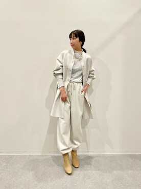 「Whim Gazette（ウィムガゼット）のアイテム（カバーオール）」を使った、wg_takahashiさん（レディース・156cm）の秋コーディネート