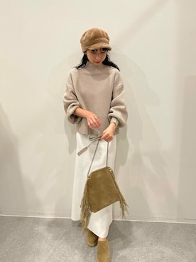 「pelleterno（ペレテルノ）のアイテム（その他シューズ）」を使った、wg_takahashiさん（レディース・156cm）の秋コーディネート