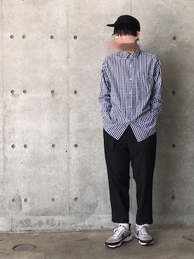 「Hender Scheme（エンダースキーマ）のアイテム（キャップ）」を使った、ふくださんさん（メンズ・170cm）の秋コーディネート